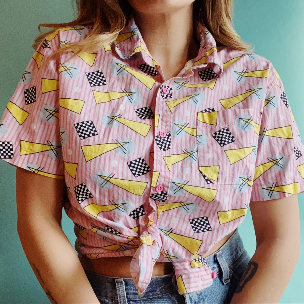 #80’s Pink Party Pattern - Picture 3 of 4